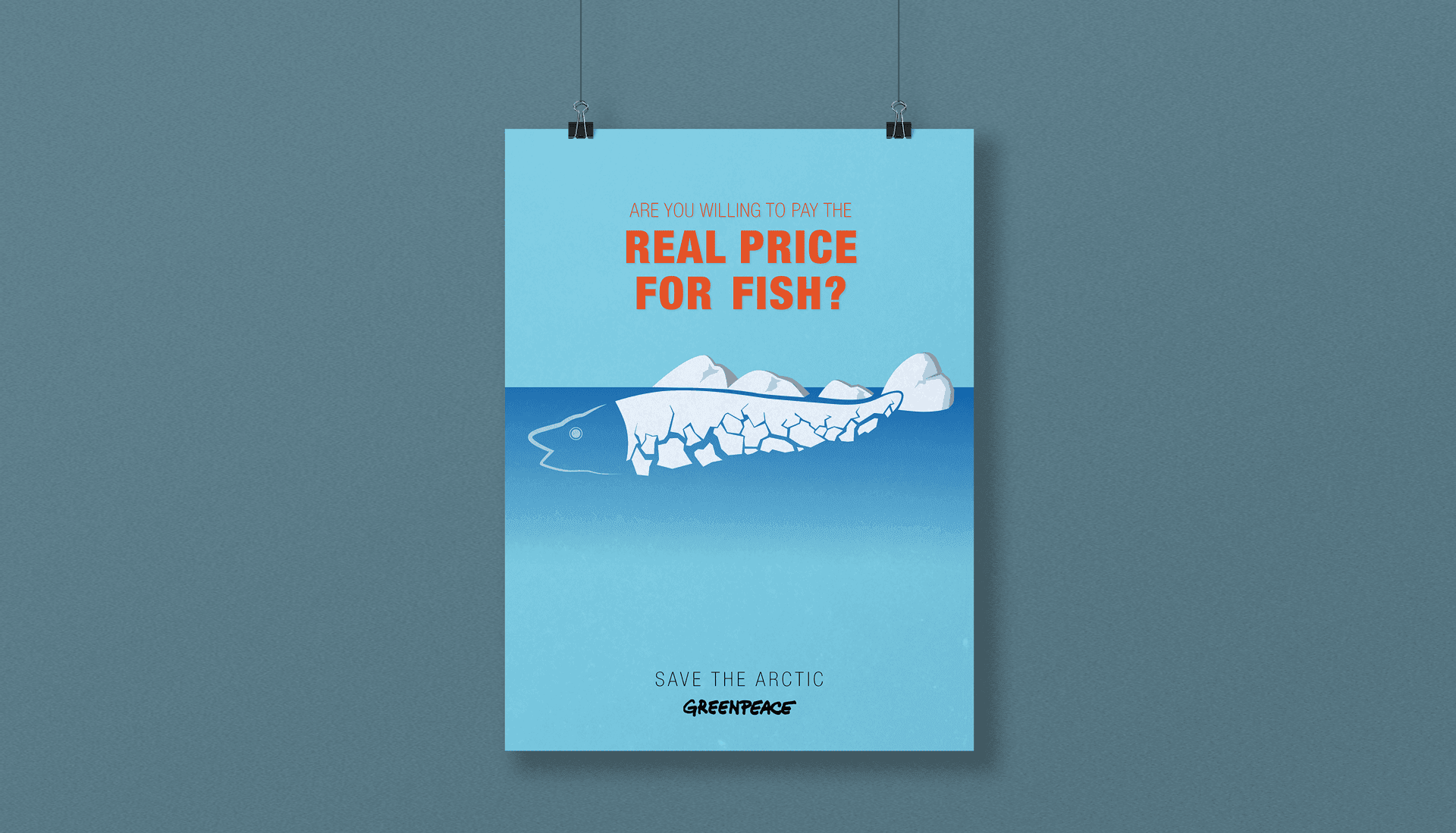 nathalie m greenpeace poster arktis